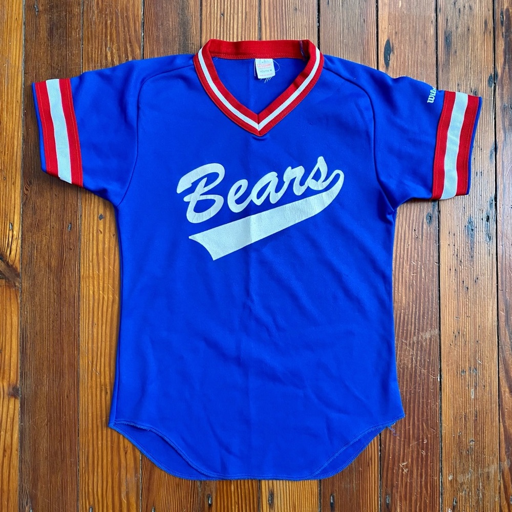 Vintage 80s Wilson baseball jersey